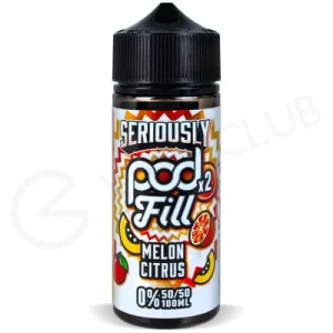 Melon Citrus Shortfill E-Liquid by Seriously Pod Fill x2 100ml