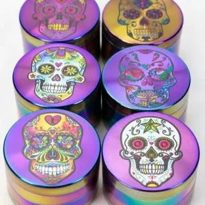 4 Parts Skull Rainbow Grinder