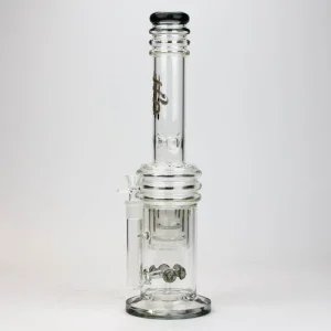 H2O 17" Glass Bong W/ Dual Layer Honeycomb