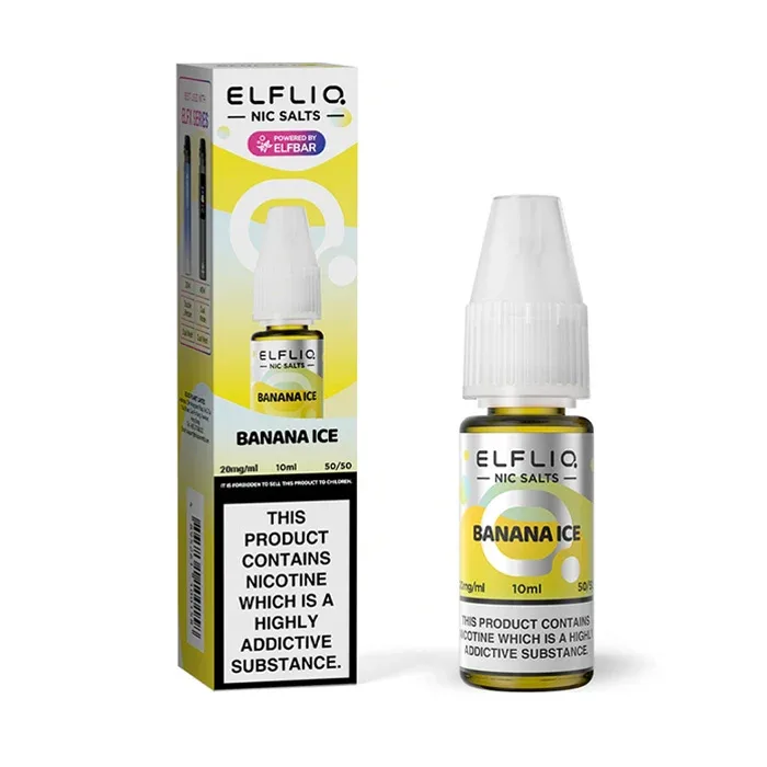 ELFLIQ Banana Ice 10ml Nicotine Salt E-Liquid