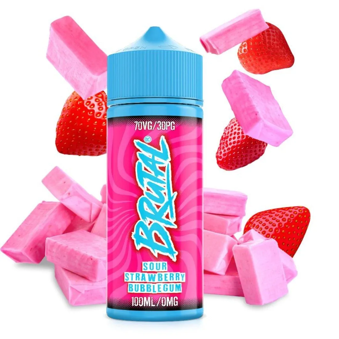 Sour Strawberry Bubblegum by Brutal 100ml