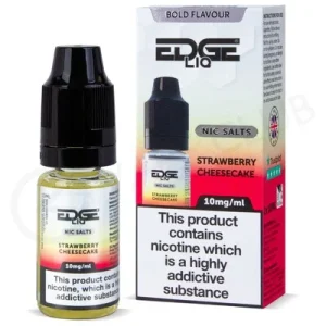 Strawberry Cheesecake Nic Salt E-Liquid by Edge Liq