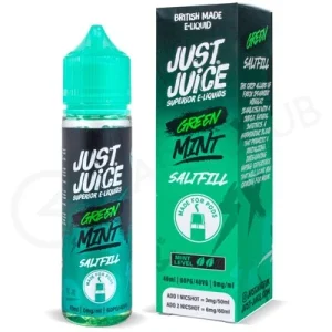 Green Mint Saltfill E-Liquid by Just Juice Menthol 40ml