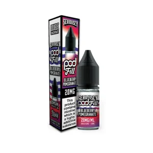 Blueberry Pomegranate Nic Salt E-Liquid by Seriously Pod Fill