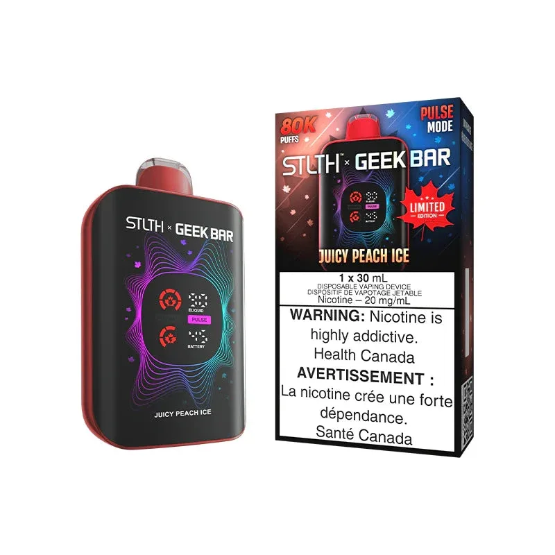 Stlth Geekbar Juicy Peach Ice Canada Limited Edition 80k