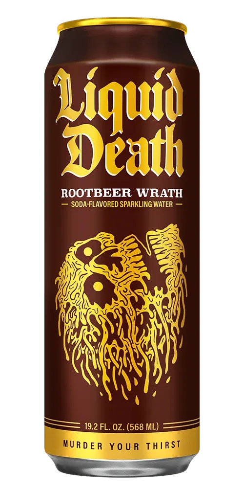 Liduid Death Rootbear Wrath Sparkling Water 500ml