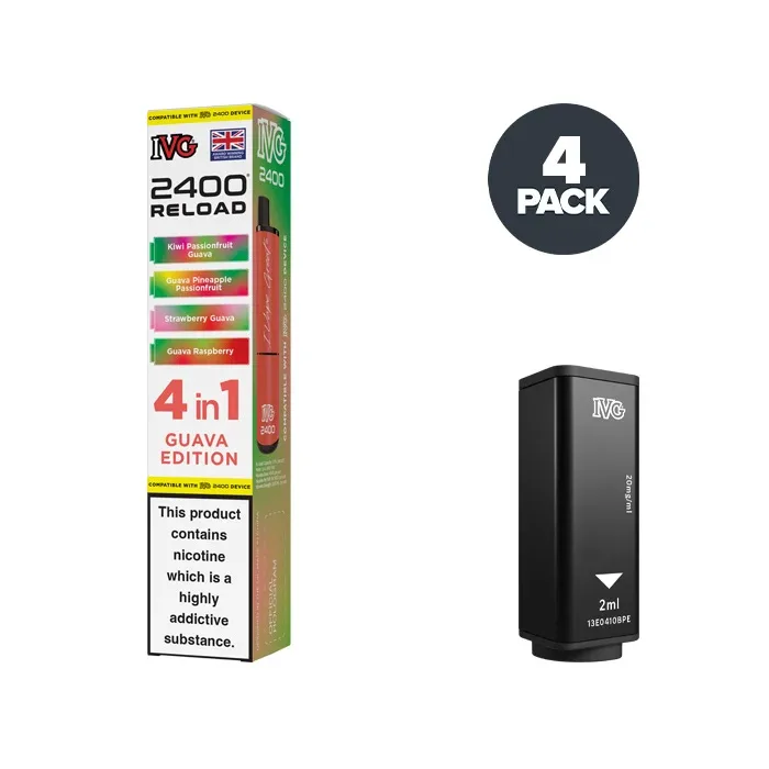 Guava Edition IVG 2400 Reload 4 in 1 Prefilled Pods