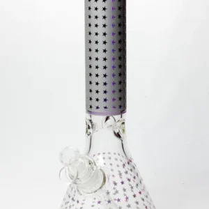 14" Star 7mm Glass Water Bong