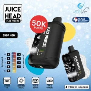 Juice Head Flex Freeze 50k Vape Texas Compliant