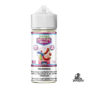 Sour Fruity Worms — Pod Juice 100mL Freebase