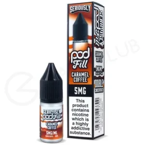 Caramel Coffee Nic Salt E-Liquid by Seriously Pod Fill