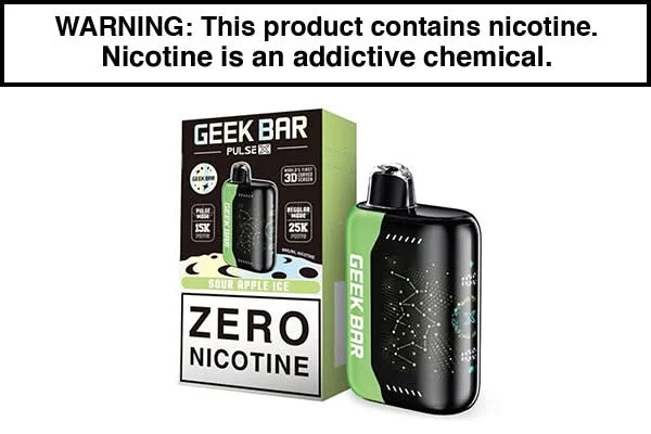 GEEK BAR PULSE X ZERO DISPOSABLE VAPE – 25,000 PUFFS - Image 2