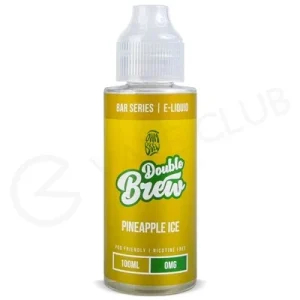 Pineapple Ice Shortfill E-Liquid by Double Brew Bar Series 100ml