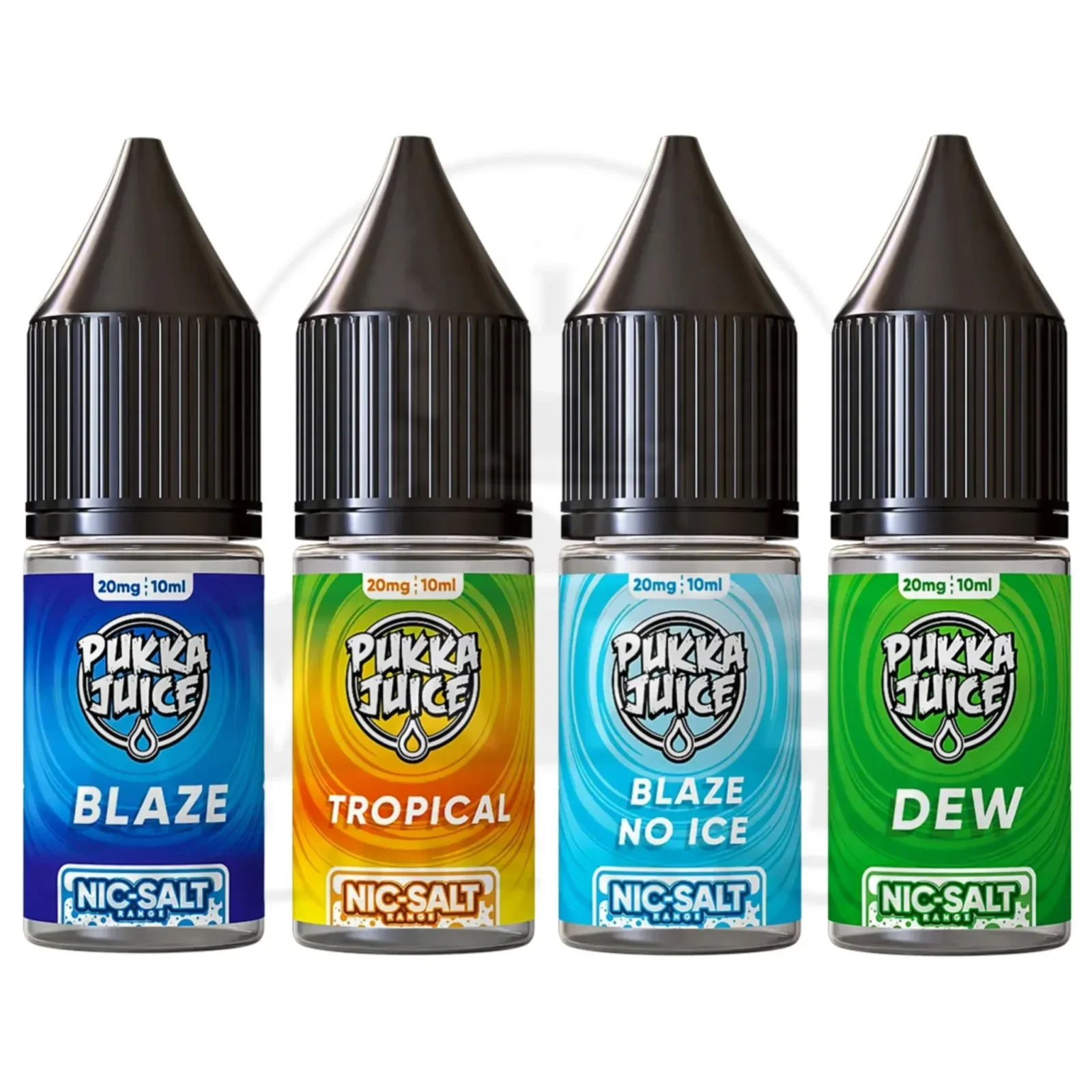 Box Of 10 Pukka Juice 10ml 10MG 20MG Nic Salts - Image 2