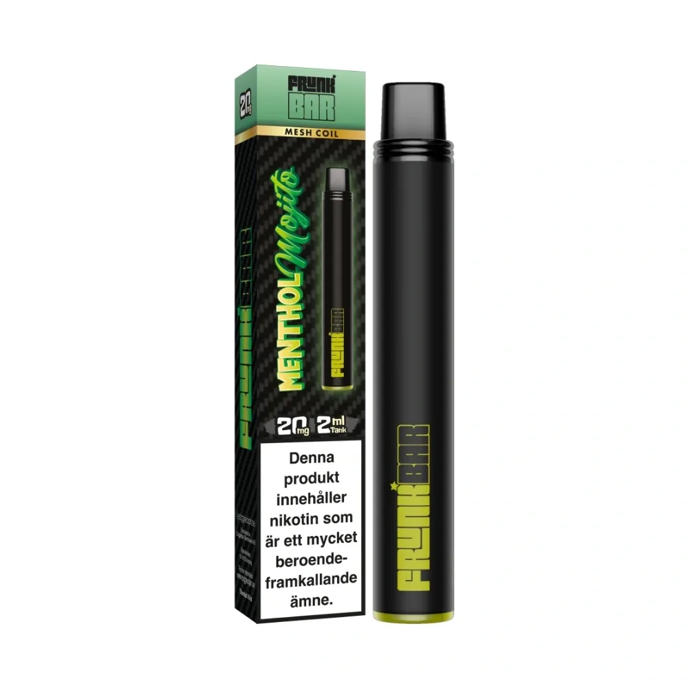 Frunk Bar – Menthol Mojito (20 mg, Engångs vape)