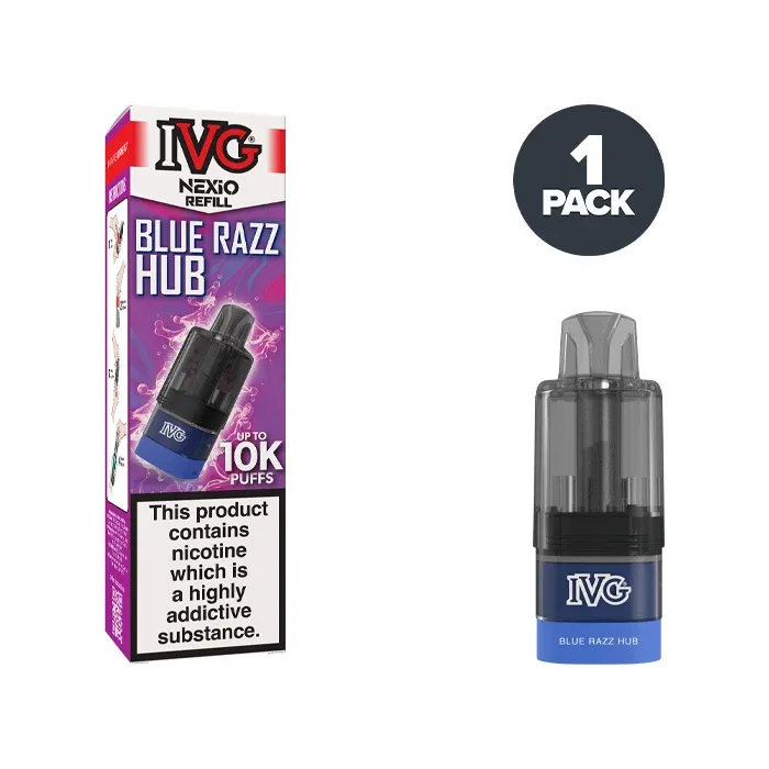 Blue Razz Hub IVG Nexio Refill Pack