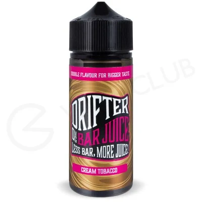 Cream Tobacco Shortfill E-Liquid by Drifter Bar Juice 100ml