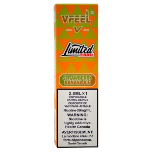 Vfeel V 6K Strawberry Banana Ice 2ml 20mg