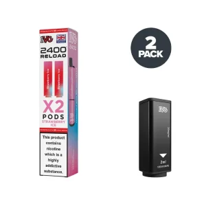 Strawberry Ice IVG 2400 Reload 2 in 1 Prefilled Pods