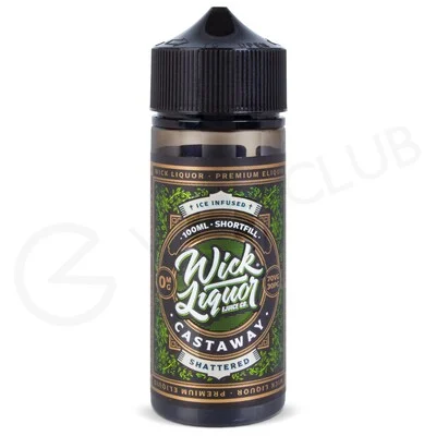 Castaway Shattered Shortfill E-Liquid by Wick Liquor 100ml