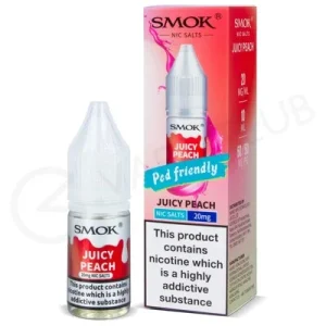 Juicy Peach Nic Salt E-Liquid by Smok Pod Friendly
