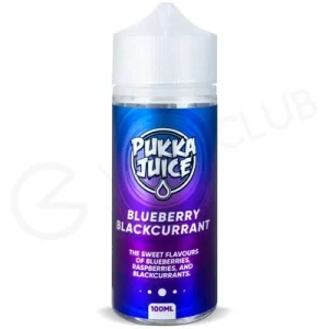 Blueberry Blackcurrant Shortfill E-Liquid by Pukka Juice 100ml