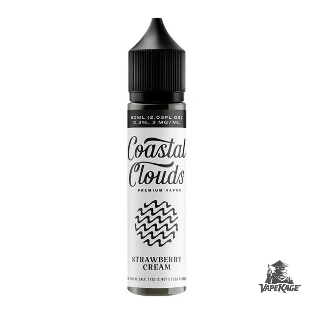 Strawberry Cream — Coastal Clouds 60mL Freebase