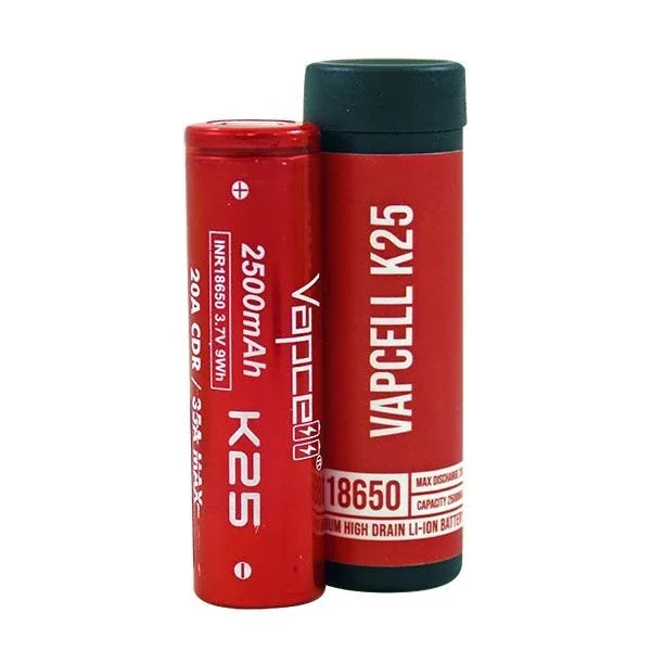 Vapcell K25 2500mAh 18650 Battery