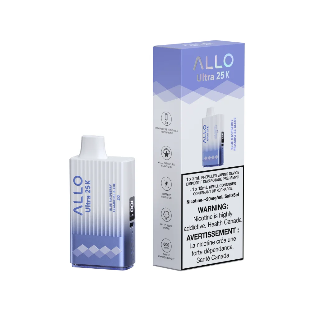 Allo Ultra 25K Blue Raspberry 2ml 20mg - Image 2