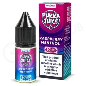 Raspberry Menthol E-Liquid by Pukka Juice 50/50