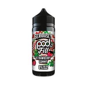 Strawberry Gummy 100ml Shortfill by Seriously Pod Fill x2
