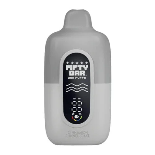 Fifty Bar V2 Silver Series 20K 2% Disposable Vape Device - 1PC - Image 2
