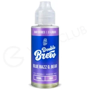 Blue Razz G Bear Shortfill E-Liquid by Double Brew Bar Series 100ml