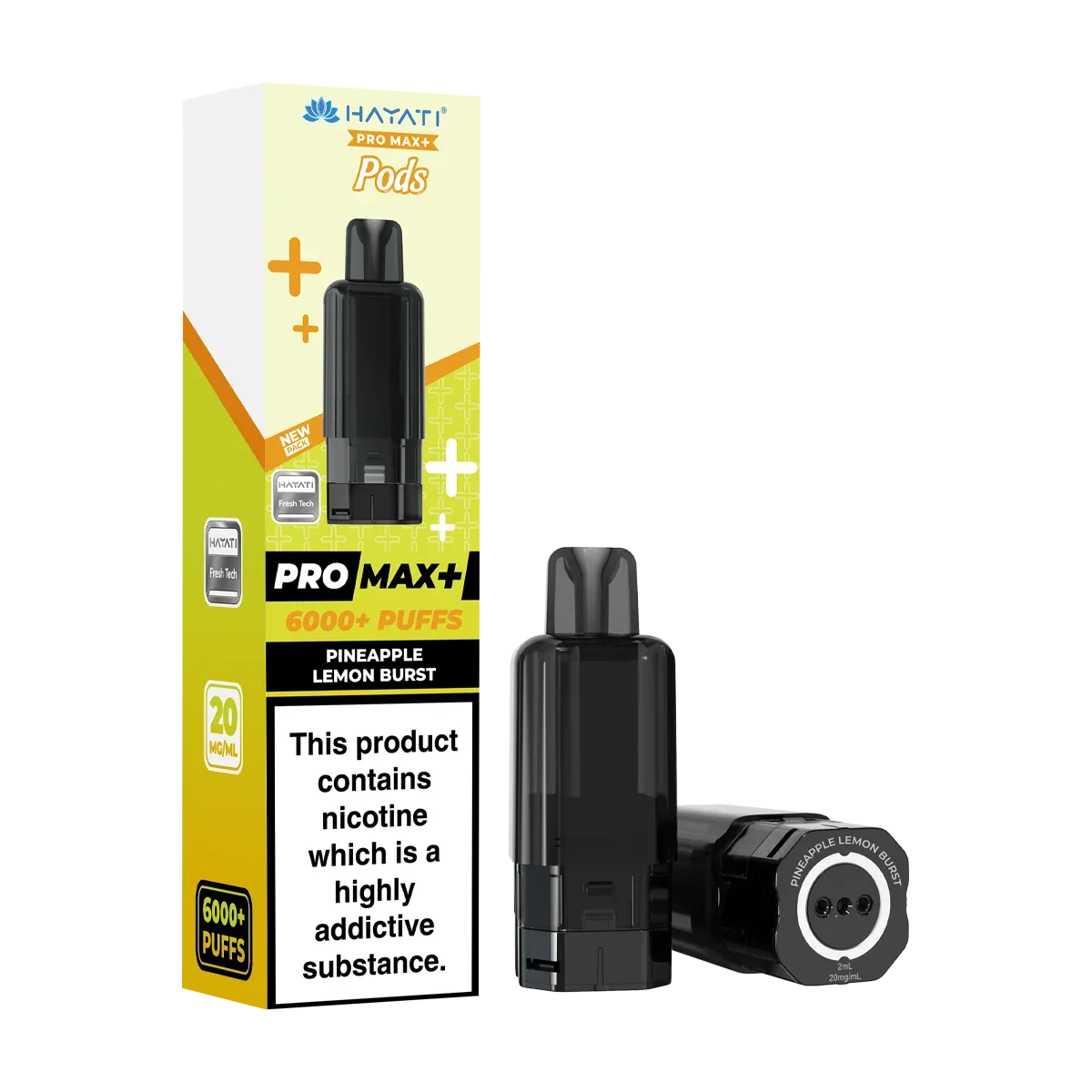 Pineapple Lemon Burst Hayati Pro Max+ Refill Pack