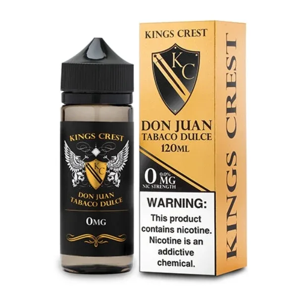 Kings Crest E-Liquid - Don Juan Tabaco Dulce - 120ml