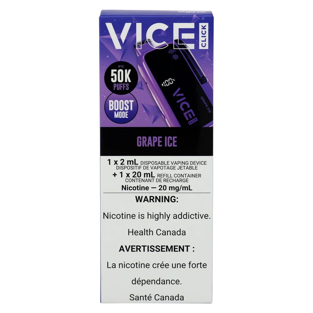 Vice Click 50K Grape Ice 2ml 20mg
