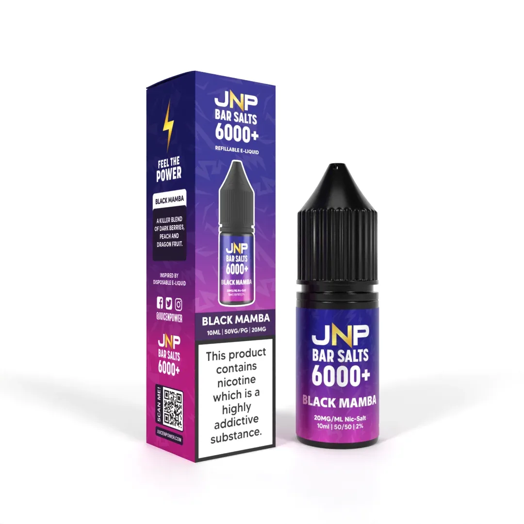 JUICE N POWER - JNP BAR SALT 6000 - BLACK MAMBA
