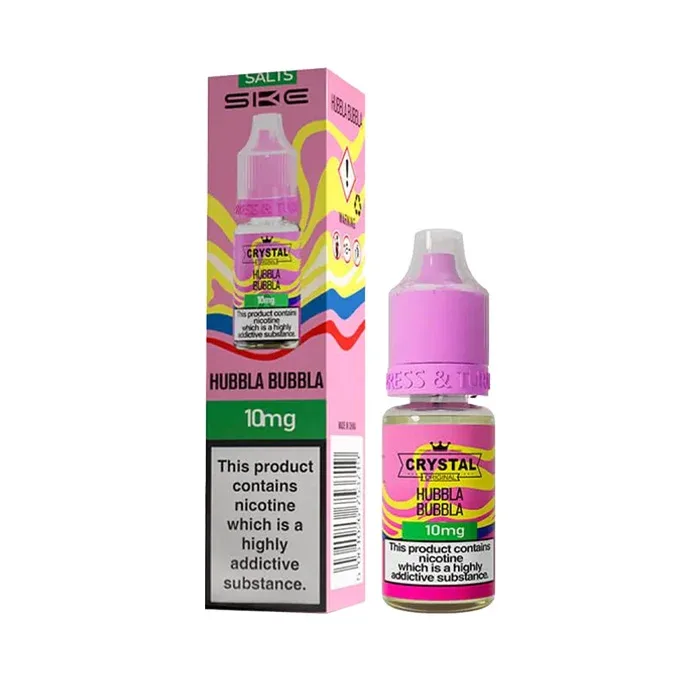 Hubbla Bubbla 10ml Nic Salt E-Liquid by SKE Crystal