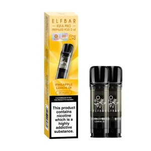 Elfa Pro Pods Twin Pack - Pineapple Lemon Qi(Pineapple Lemon Soda)