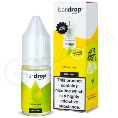 Yellow Pear Nic Salt E-Liquid by Bar Drop Salts