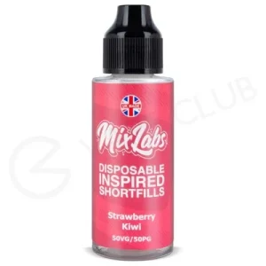 Strawberry Kiwi Shortfill E-Liquid by Mix Labs 100ml