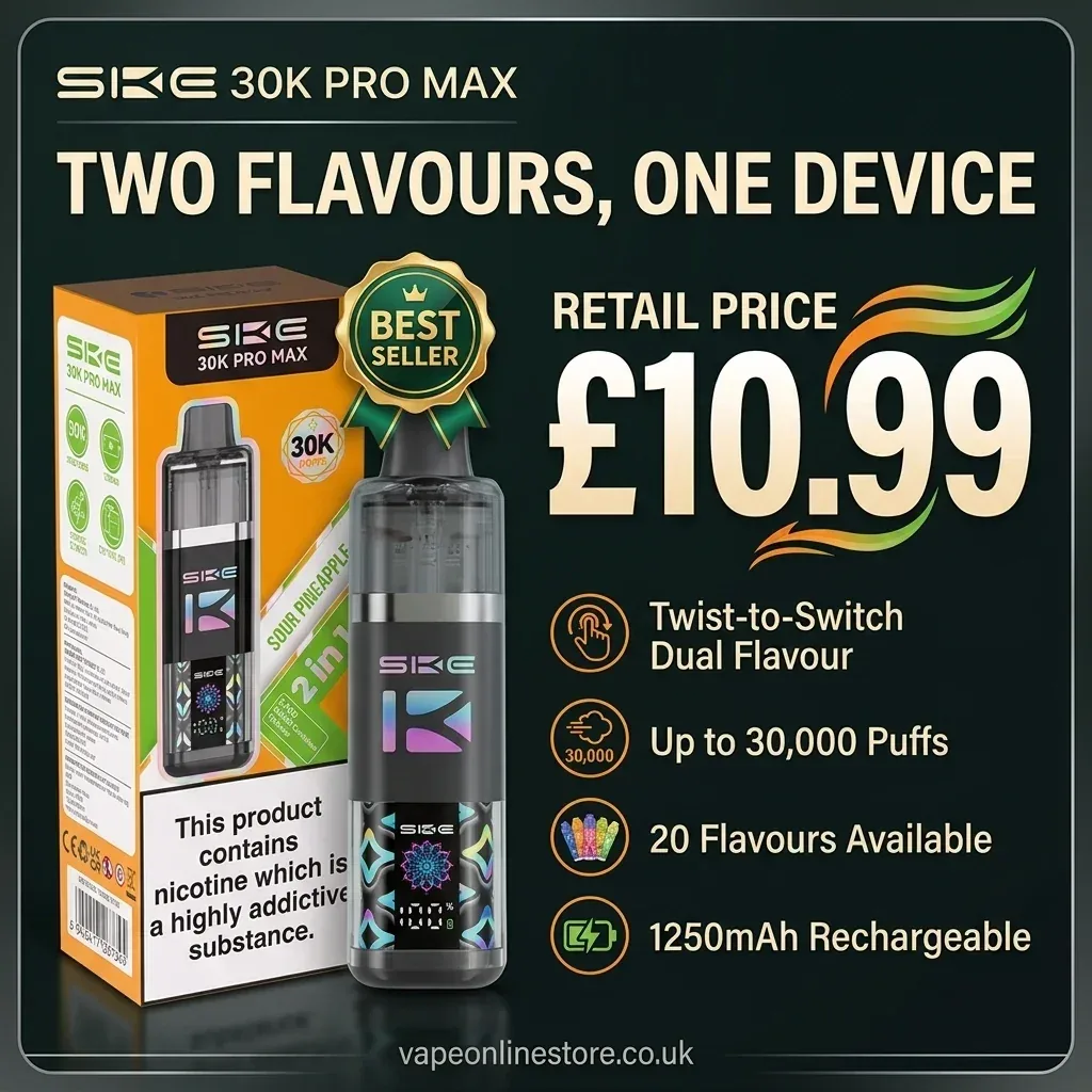 SKE 30k Pro Max 2 In 1 Flavour Vape Kit - Image 2