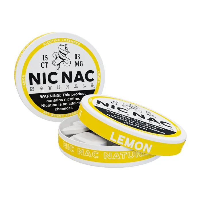 Nic Nac Lemon Nicotine Lozenges - Image 2