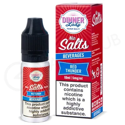Red Thunder Nic Salt E-Liquid by Dinner Lady