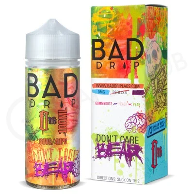 Don't Care Bear Shortfill E-Liquid by Bad Drip 100ml