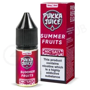 Summer Fruits Nic Salt E-Liquid by Pukka Juice