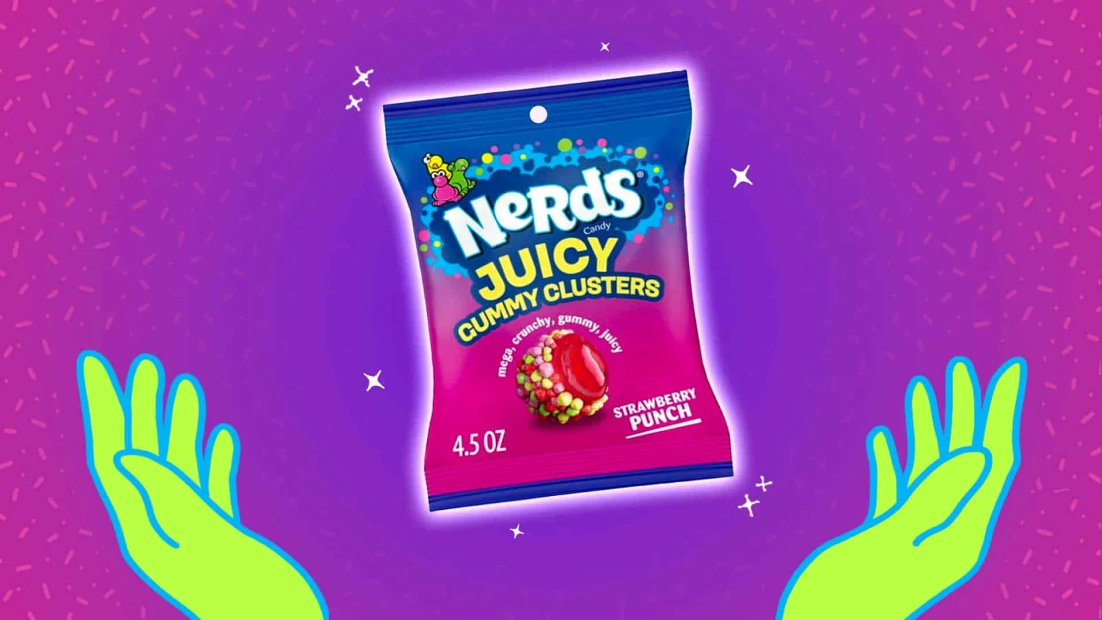 Nerds Juicy Gummy Clusters Stawberry punch (127g)