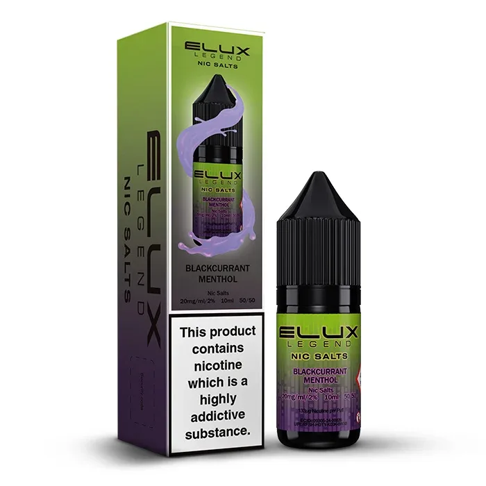 Elux - Legend Nic Salts 10ml - Blackcurrant Menthol