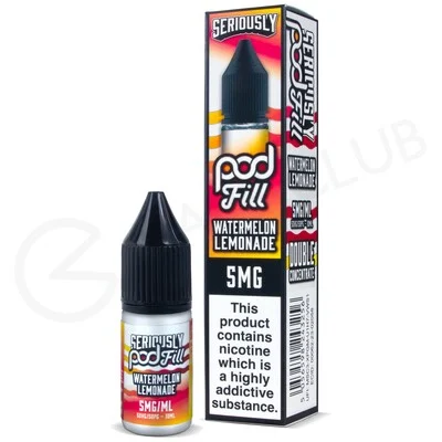 Watermelon Lemonade Nic Salt E-Liquid by Seriously Pod Fill