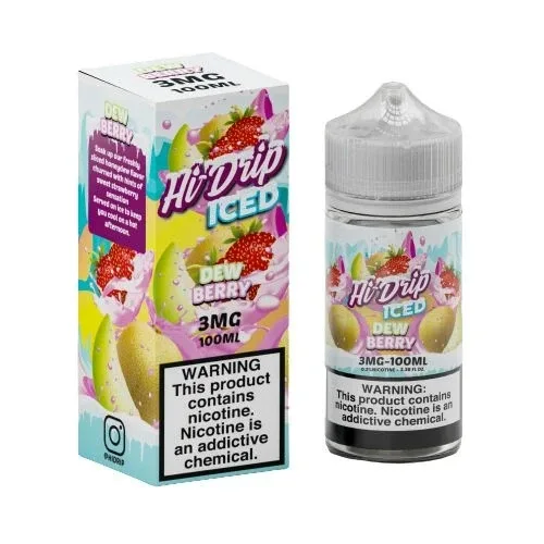 Hi Drip Dew Berry Iced E-Liquid 100mL - Image 2